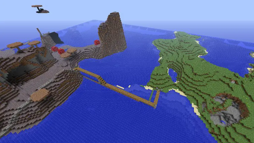 What was the first big Minecraft mod?