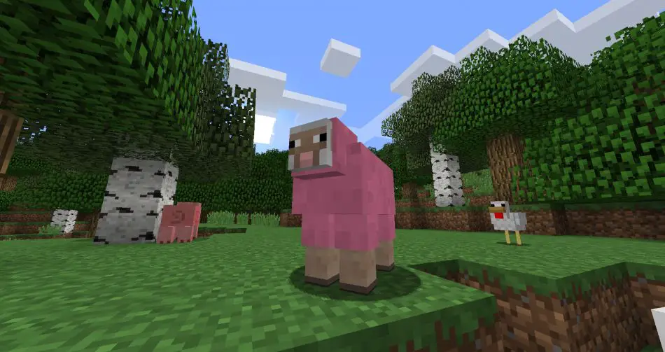 Pink Sheep Forest - Minecraft Seeds.