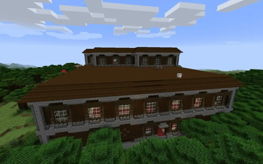 Woodlands Mansion at Spawn (Bedrock Edition)