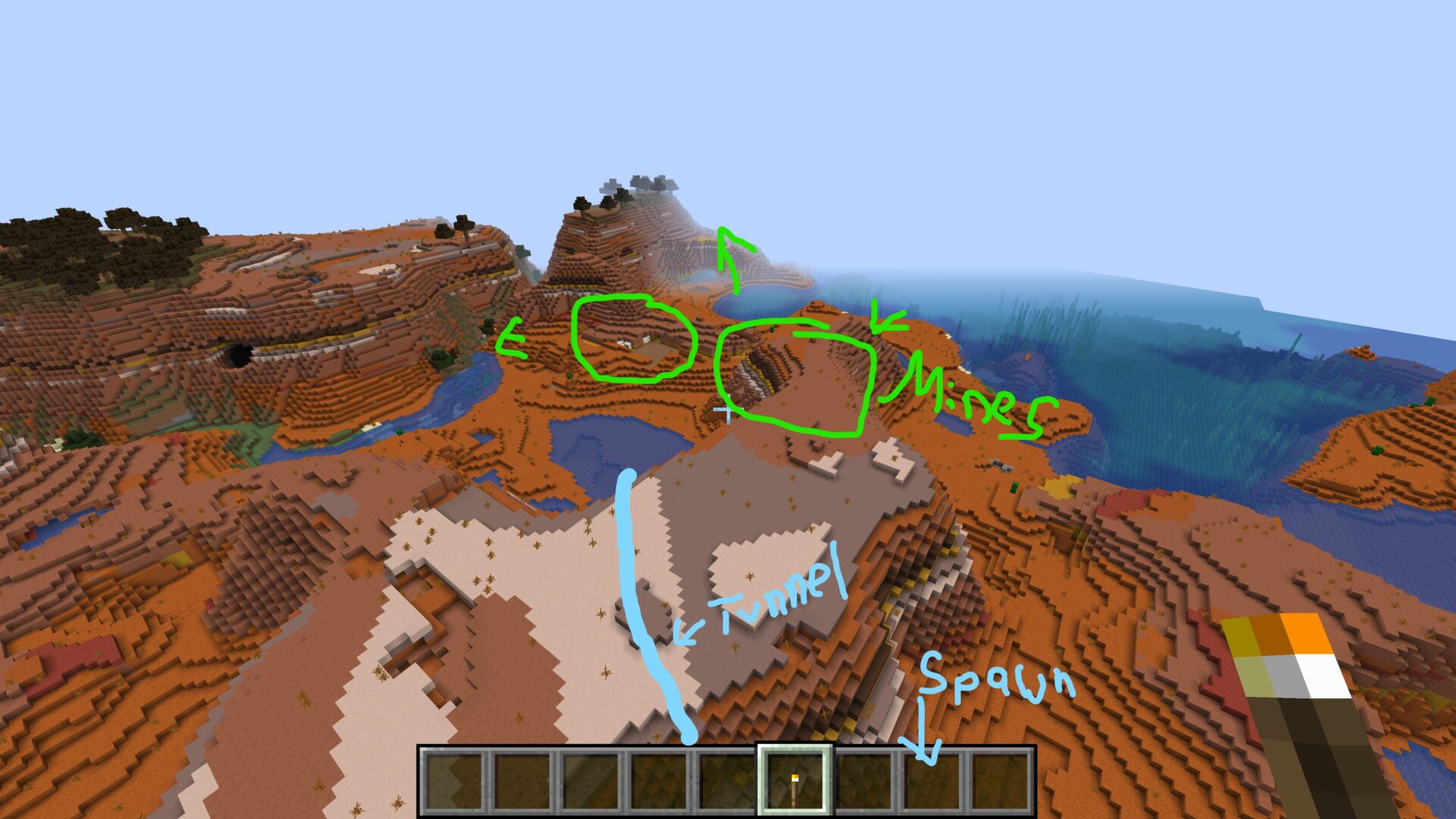 Mesa Overworld Mine Minecraft Seeds