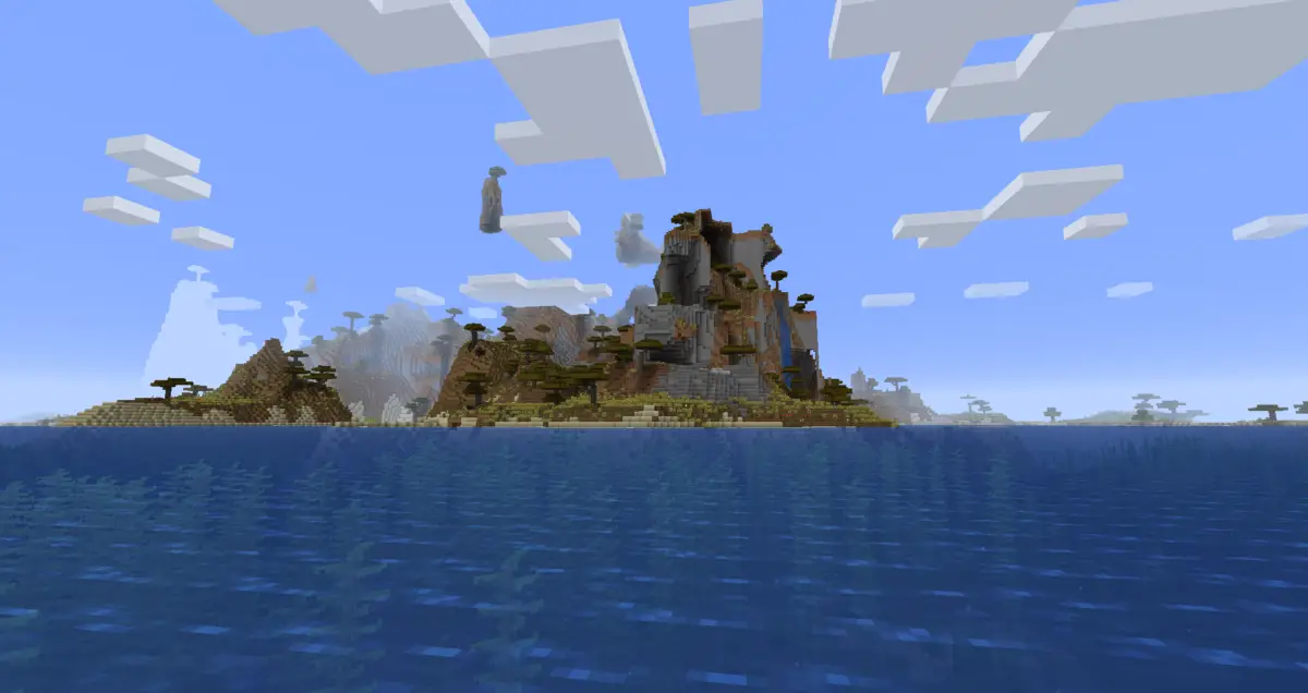 Shipwreck + Ravine in a village