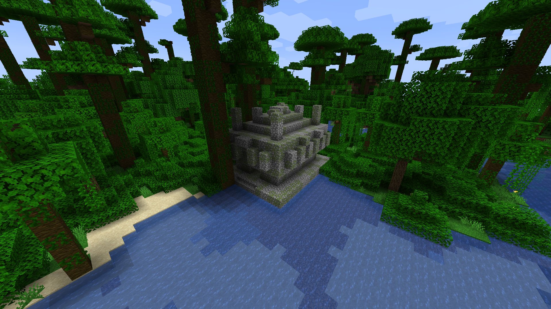 Jungle Temple At Spawn In Bamboo Forest Minecraft Seeds