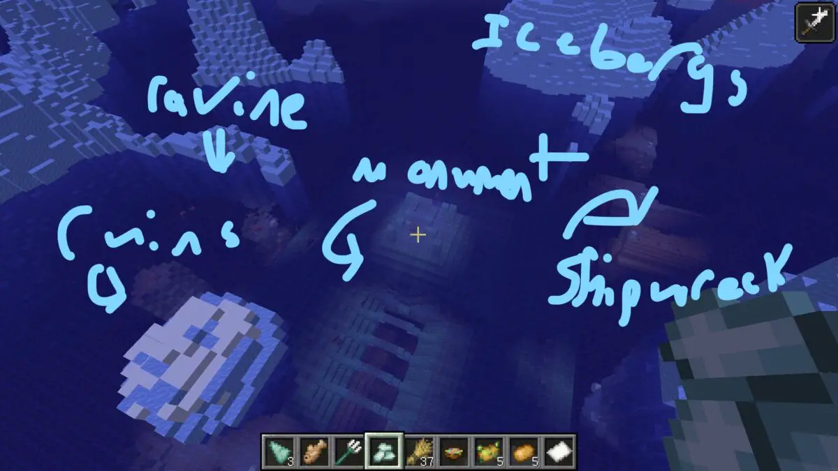 The perfect ocean monument + underwater stronghold