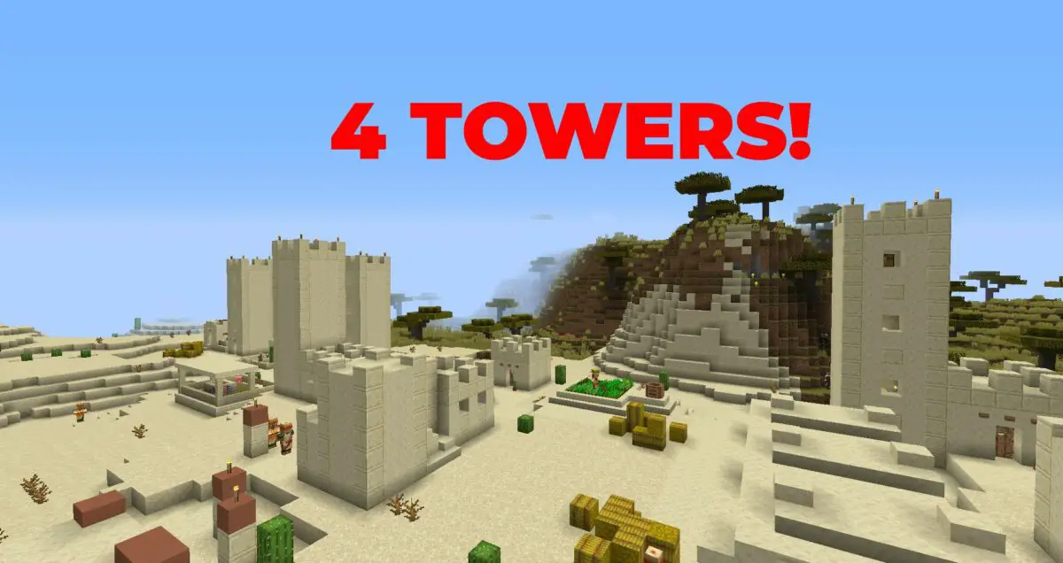 Village with 4 Towers