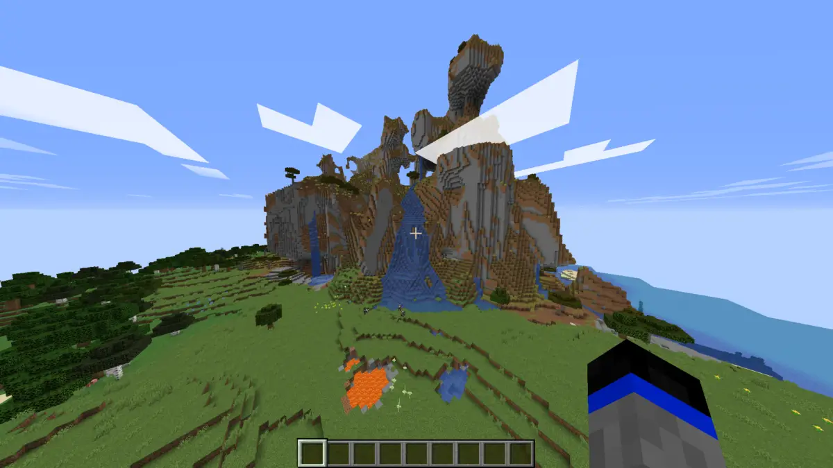 1 16 4 Big Mountain Spawn Minecraft Seeds