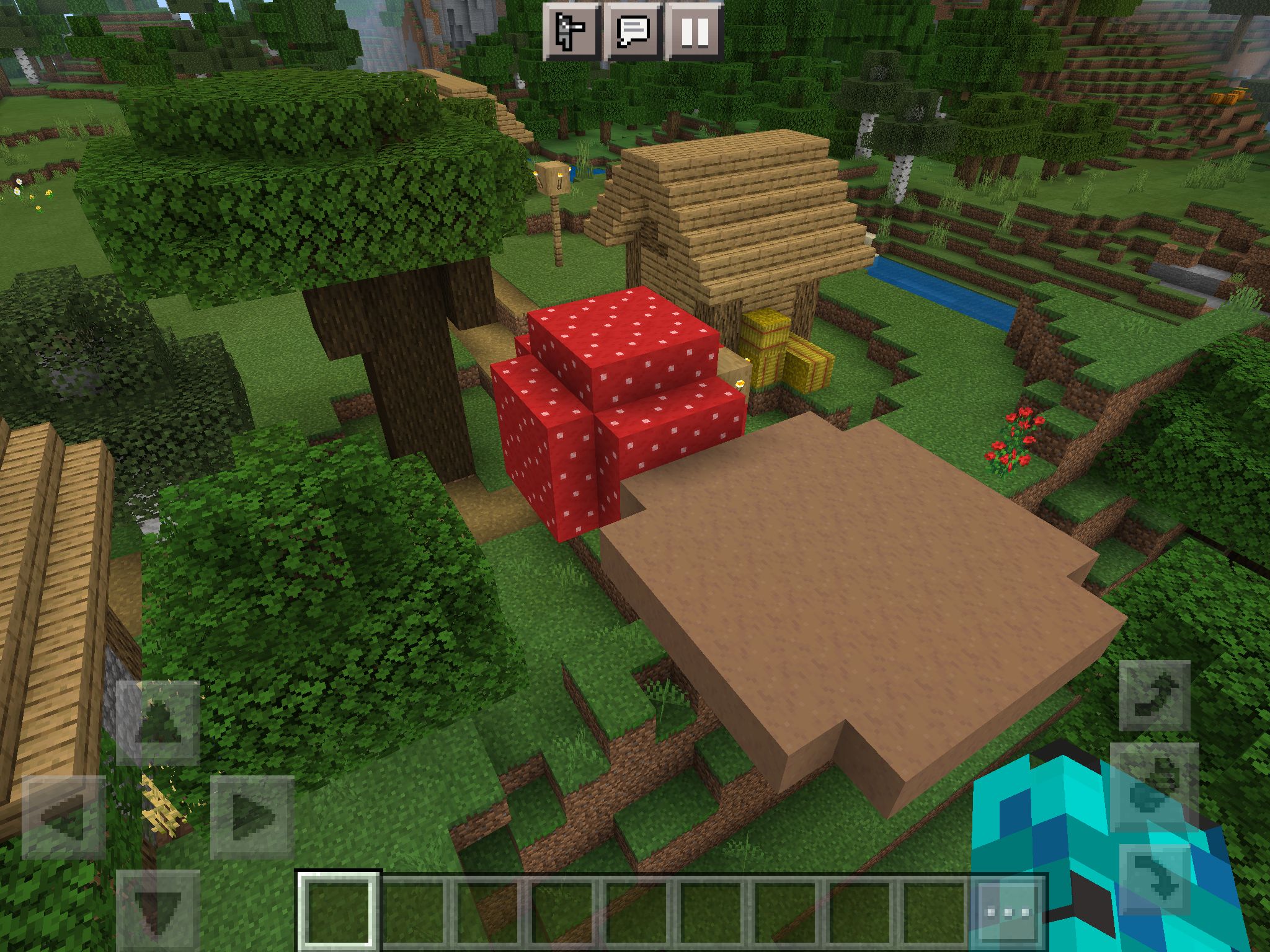 Dark village with a and biome blend Minecraft Seeds