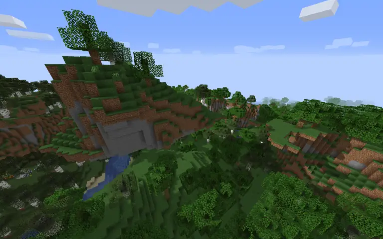 Huge Floating Islands  Minecraft Seeds