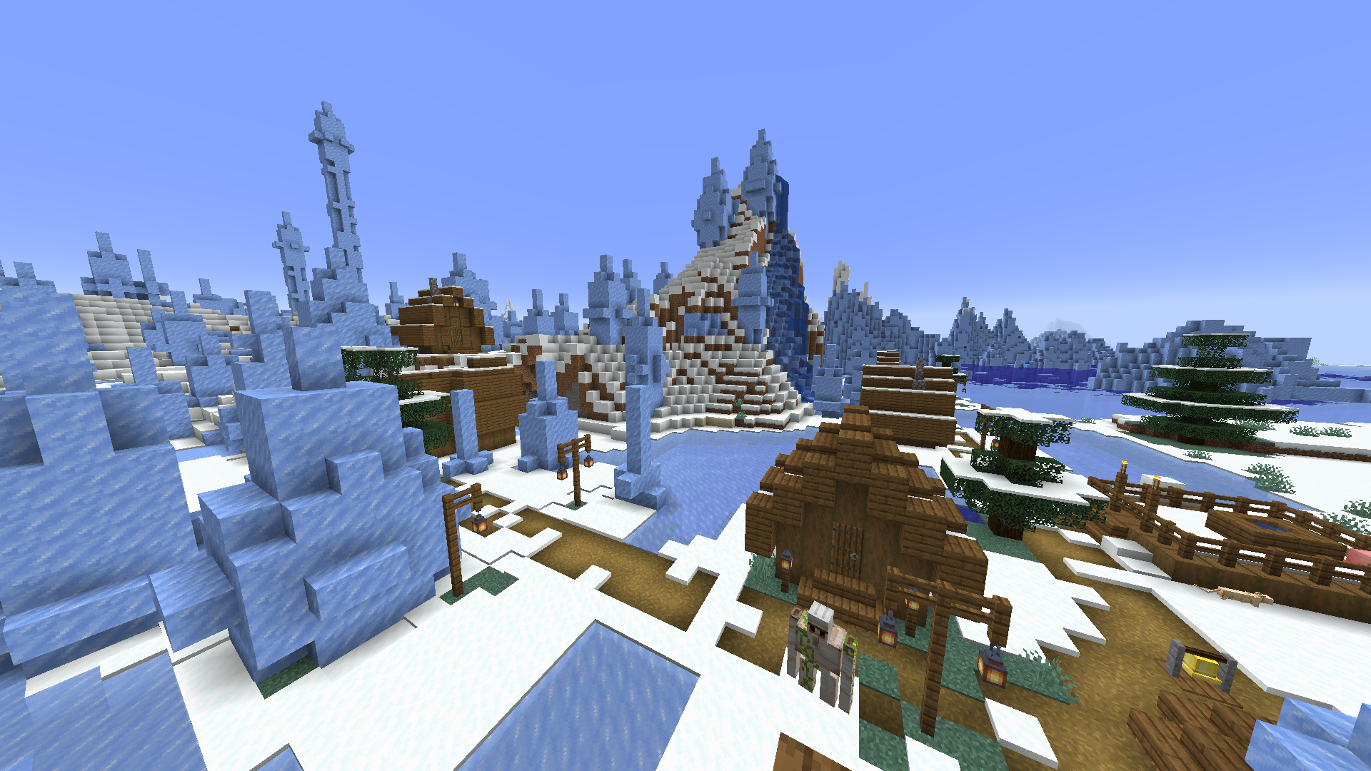 Ice Spikes Village - Minecraft Seeds